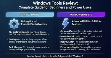 Windows Tools Review Complete Guide for Beginners and Power Users