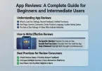 app reviews: a complete guide for beginners and intermediate users