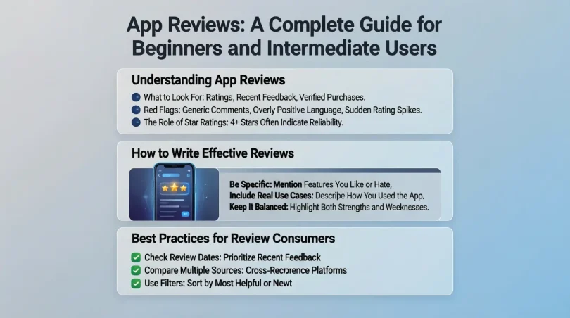 app reviews: a complete guide for beginners and intermediate users