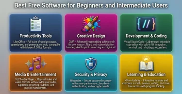 best free software for beginners and intermediate users