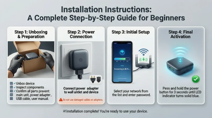 installation instructions a complete step-by-step guide for beginners