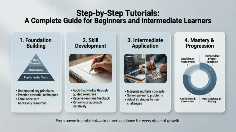 step-by-step tutorials a complete guide for beginners and intermediate learners