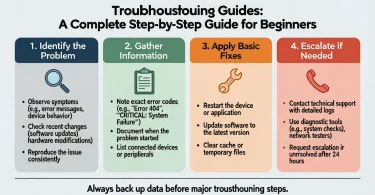 troubleshooting guides a complete step-by-step guide for beginners