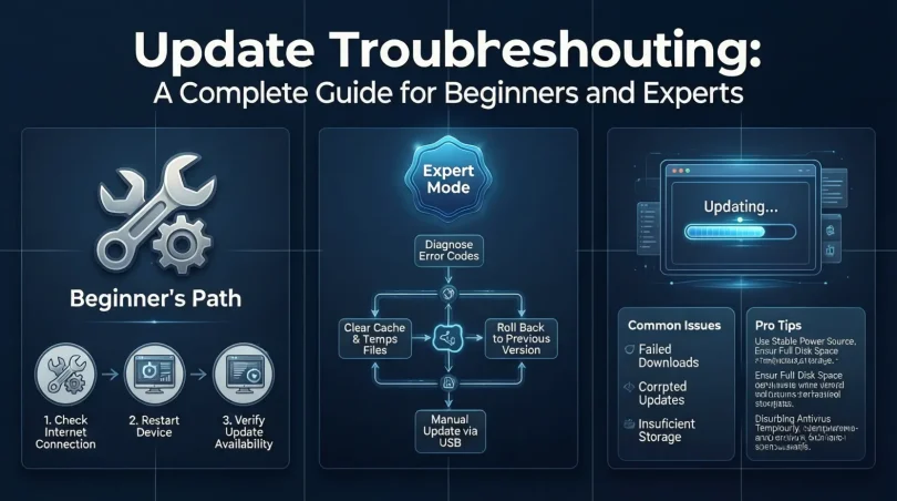 update troubleshooting a complete guide for beginners and experts