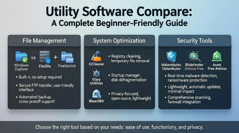 utility software compare a complete beginner-friendly guide