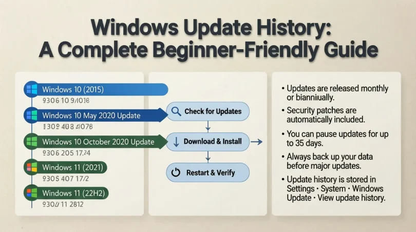 windows update history a complete beginner-friendly guide